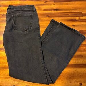 VTG Low Rise Bootcut Lightwash Black Jeans Junior's Size 9